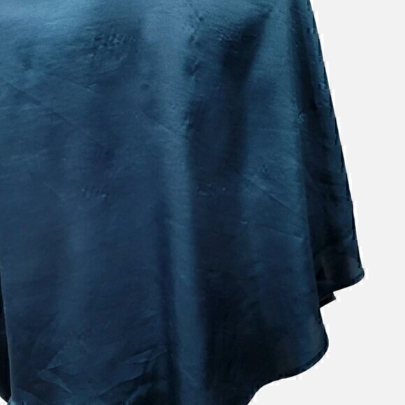 Cabernet Silky Gown Slip Dress S Green Embroidered - Picture 7 of 10